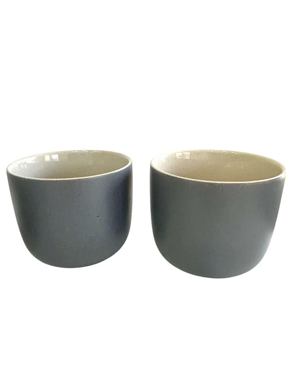 WEST ELM Aaron Probyn Kaloh Stoneware Mugs Set of 4 Anchor Gray Modern